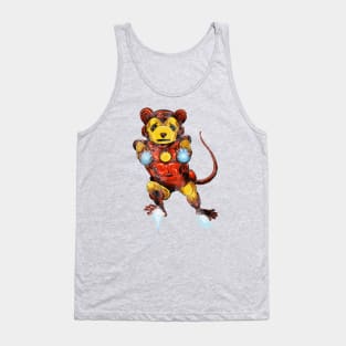 IRON MOUSE distressed Tank Top